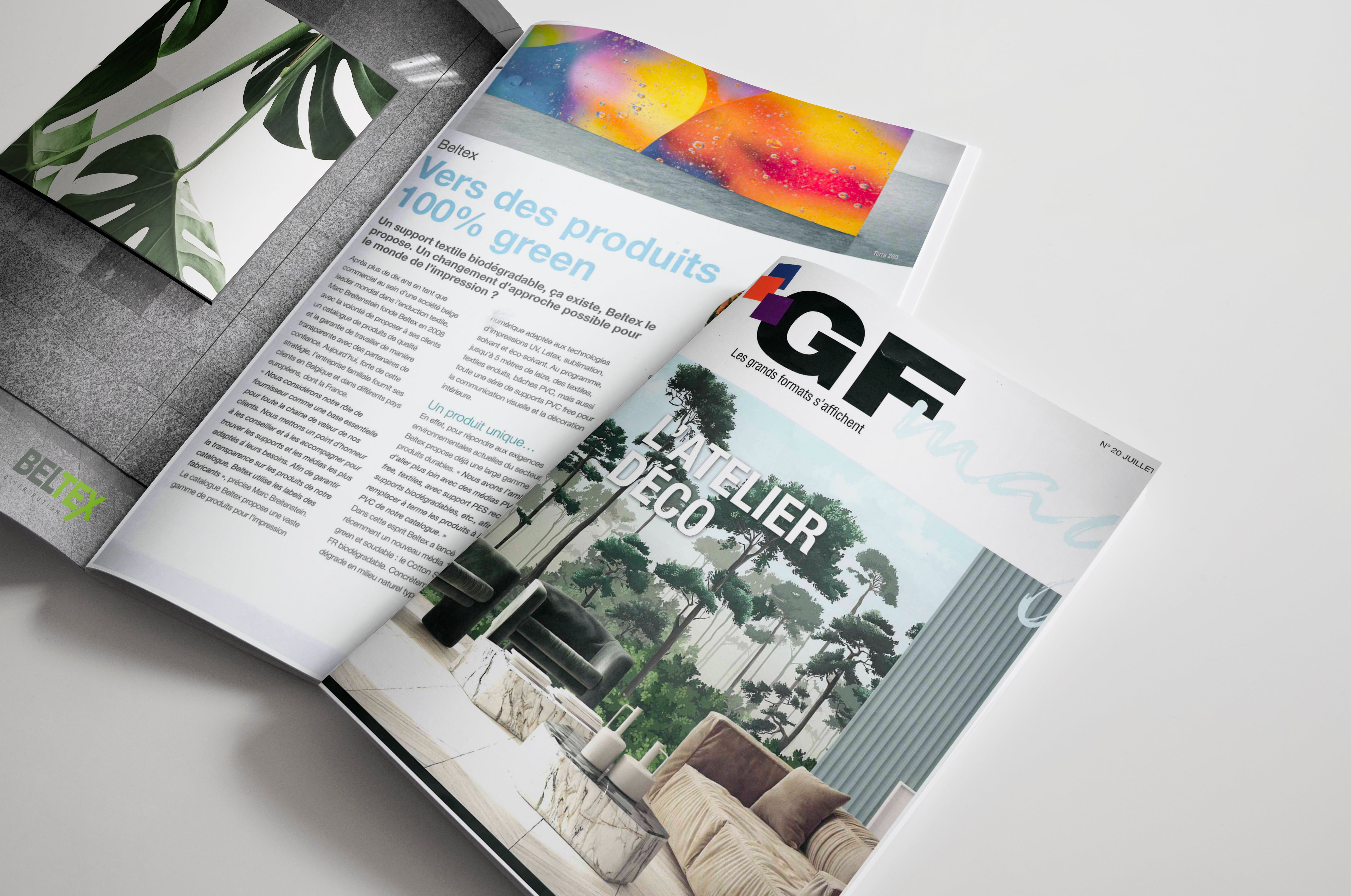 The GF mag talks about us: Towards 100% green products